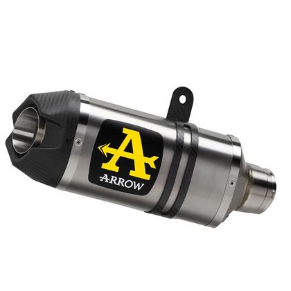 Silencieux Arrow Indy-race embout Carbone - Gris