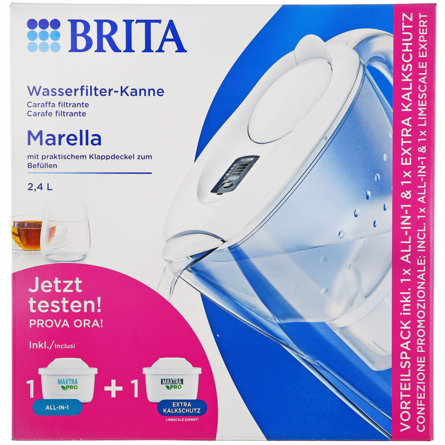 Brita Marella weiss 1 x All in 1 & 1 x Extra