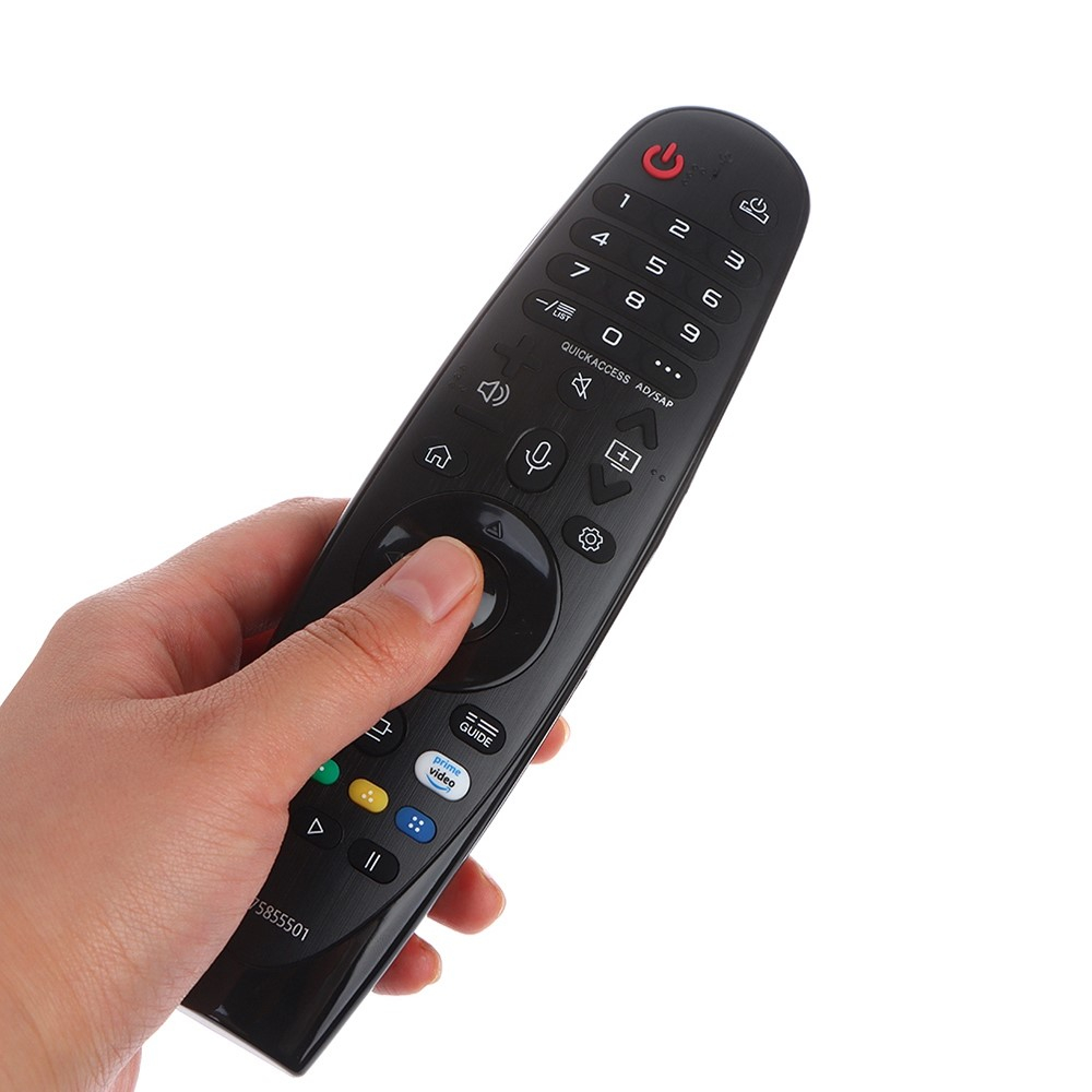 Universal Ersatz Fernbedienung mit 39 Tasten für LG Smart TV Geräte   Netflix / Amazon Prime Taste (LCD / LED / 3D) - Schwarz