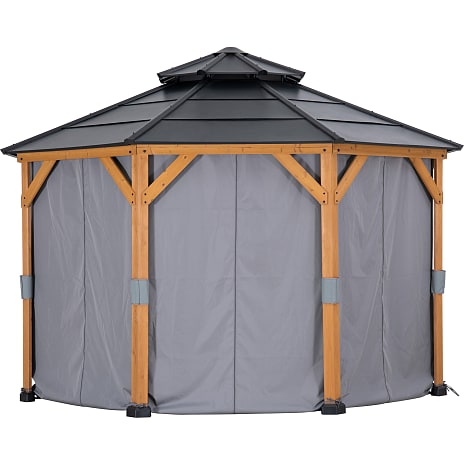Sunjoy gardin til lysthus 395 x 395 cm