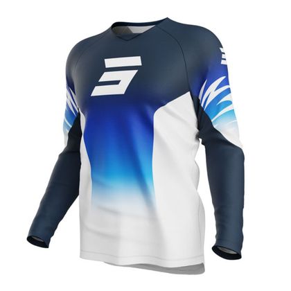 Maillot cross Shot DRAW - X-TREM - ENFANT - Bleu