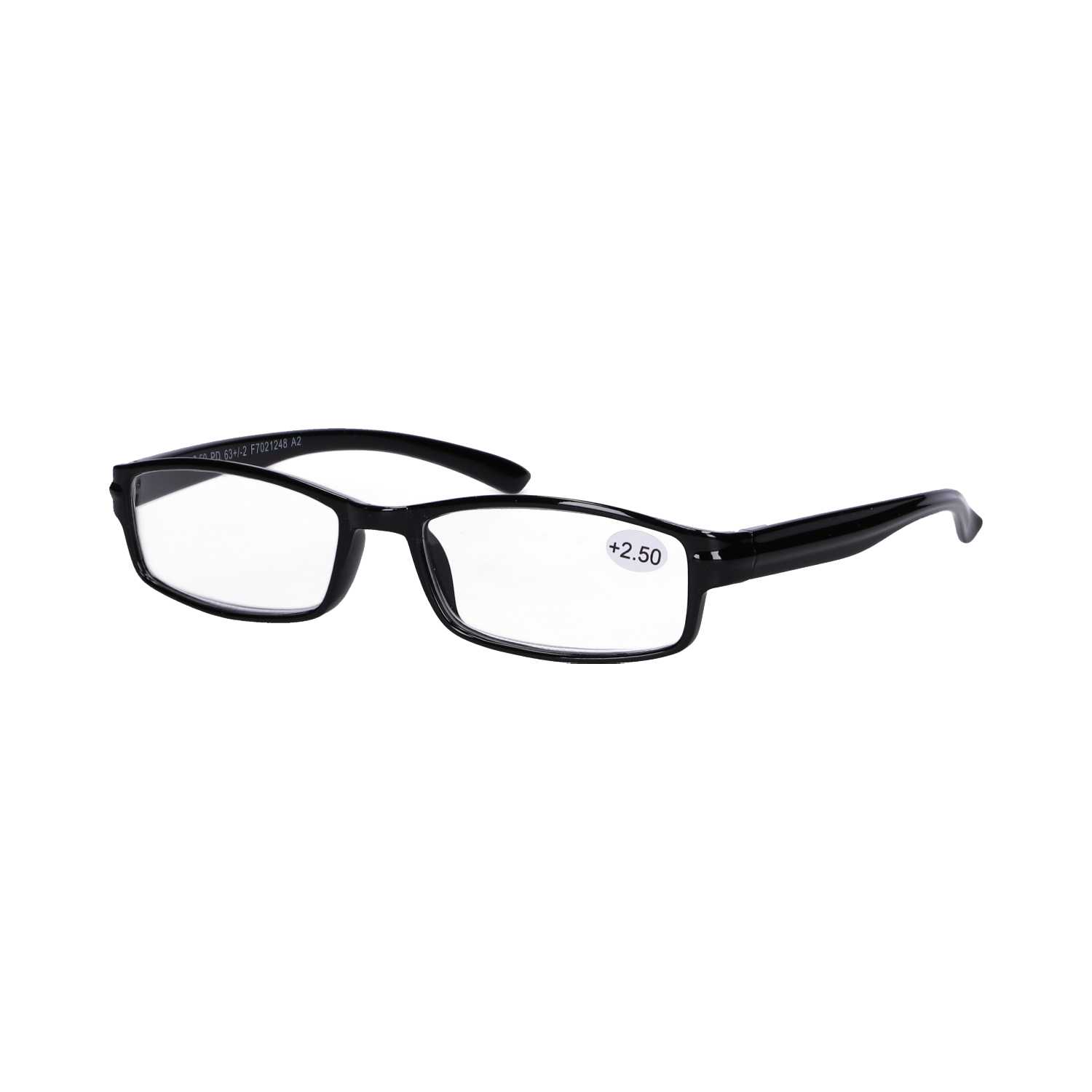 Star Optic Lesehilfe MD8 aus Kunststoff +2,5 Dioptrien schwarz glänzend