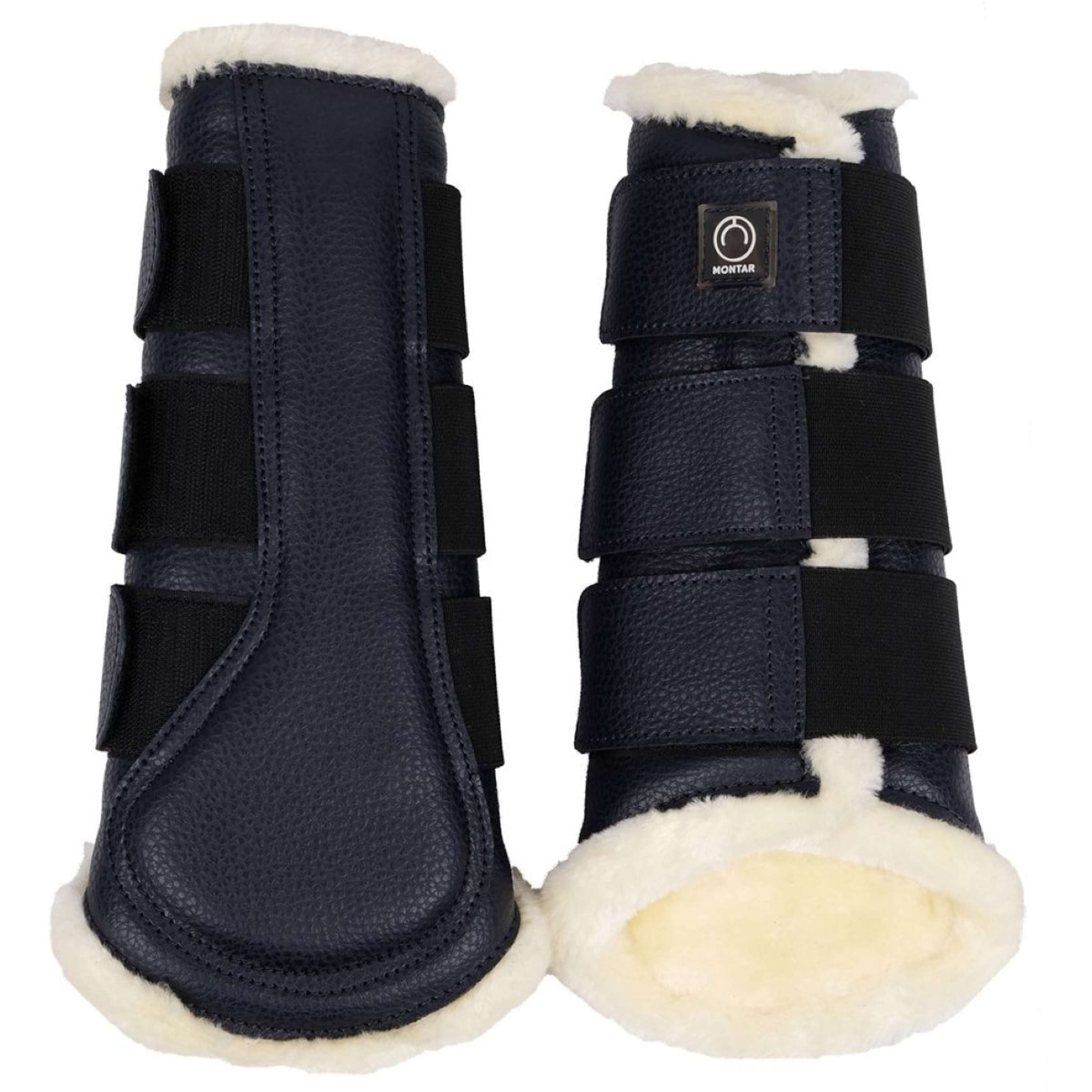 Montar Beenbeschermers Tech Leer Navy