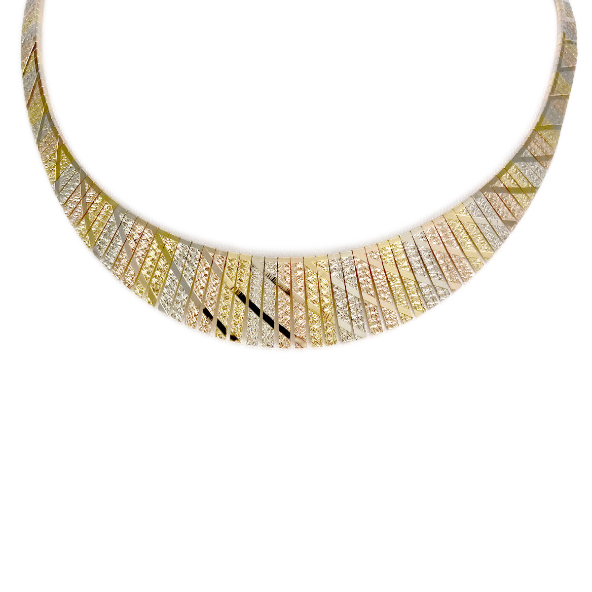 Collier d'occasion or 750 3 ors 40,5 cm