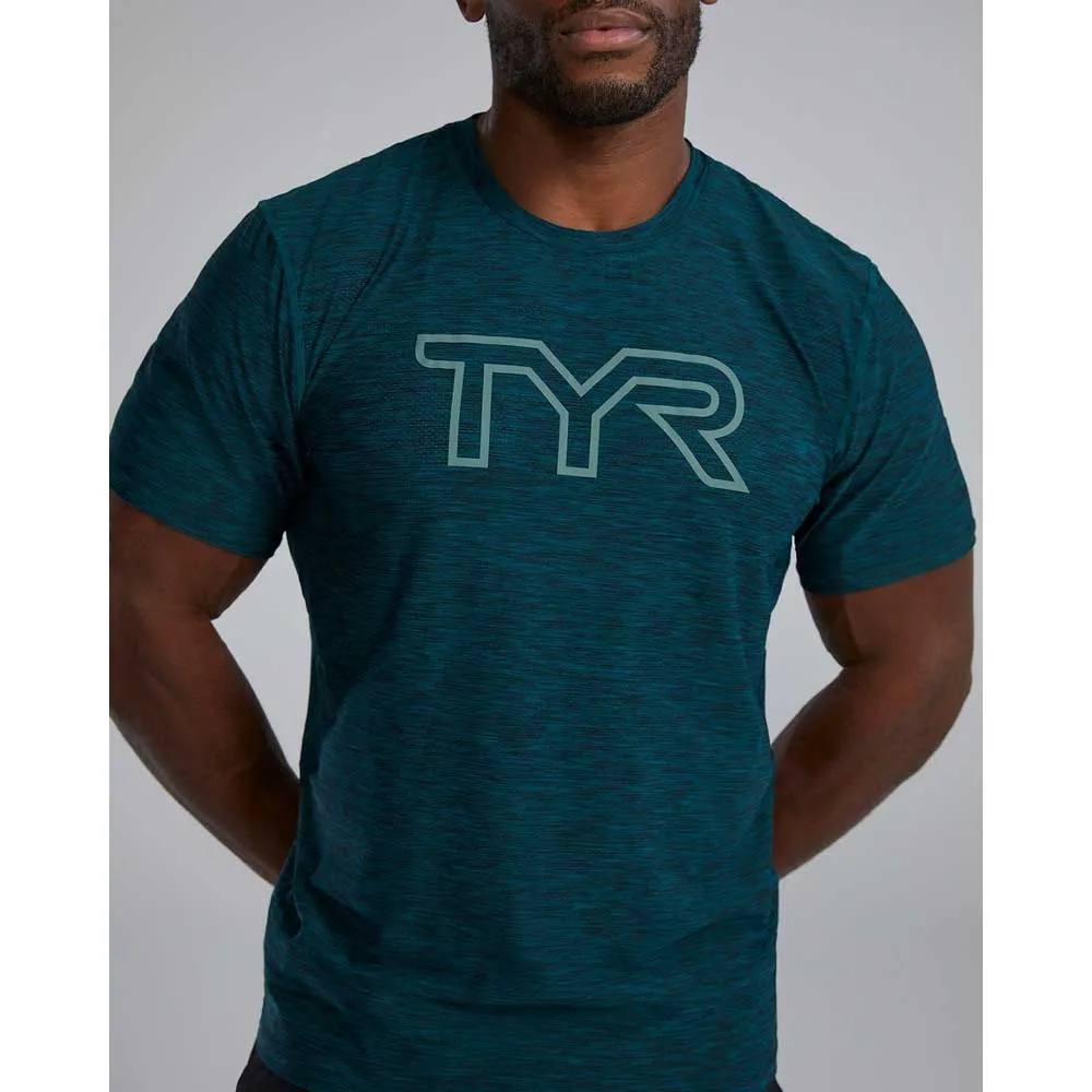 TYR Airtec Large Logo kurzarm-T-shirt