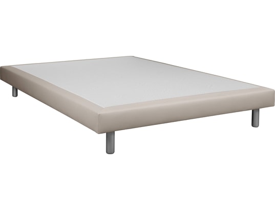 CONCEPT1 - Sommier 160 x 200 Chatel Light 160x200cm Cannes blanc cassé