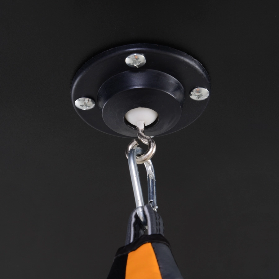 HOMCOM Boxsackständer mit Punchingball schwarz