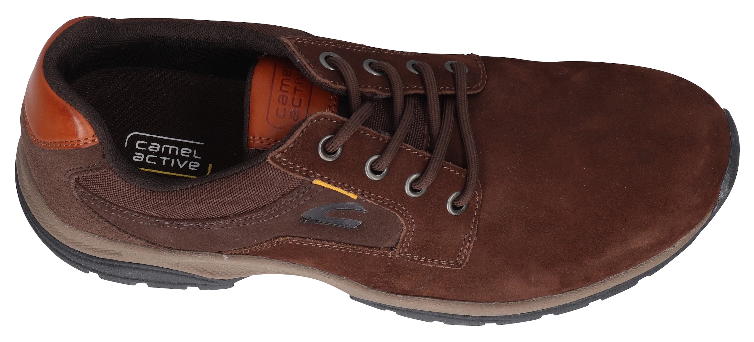 camel active Schnürschuh  , Freizeitschuh, Halbschuh, Trekkingschuh mit Profillaufsohle