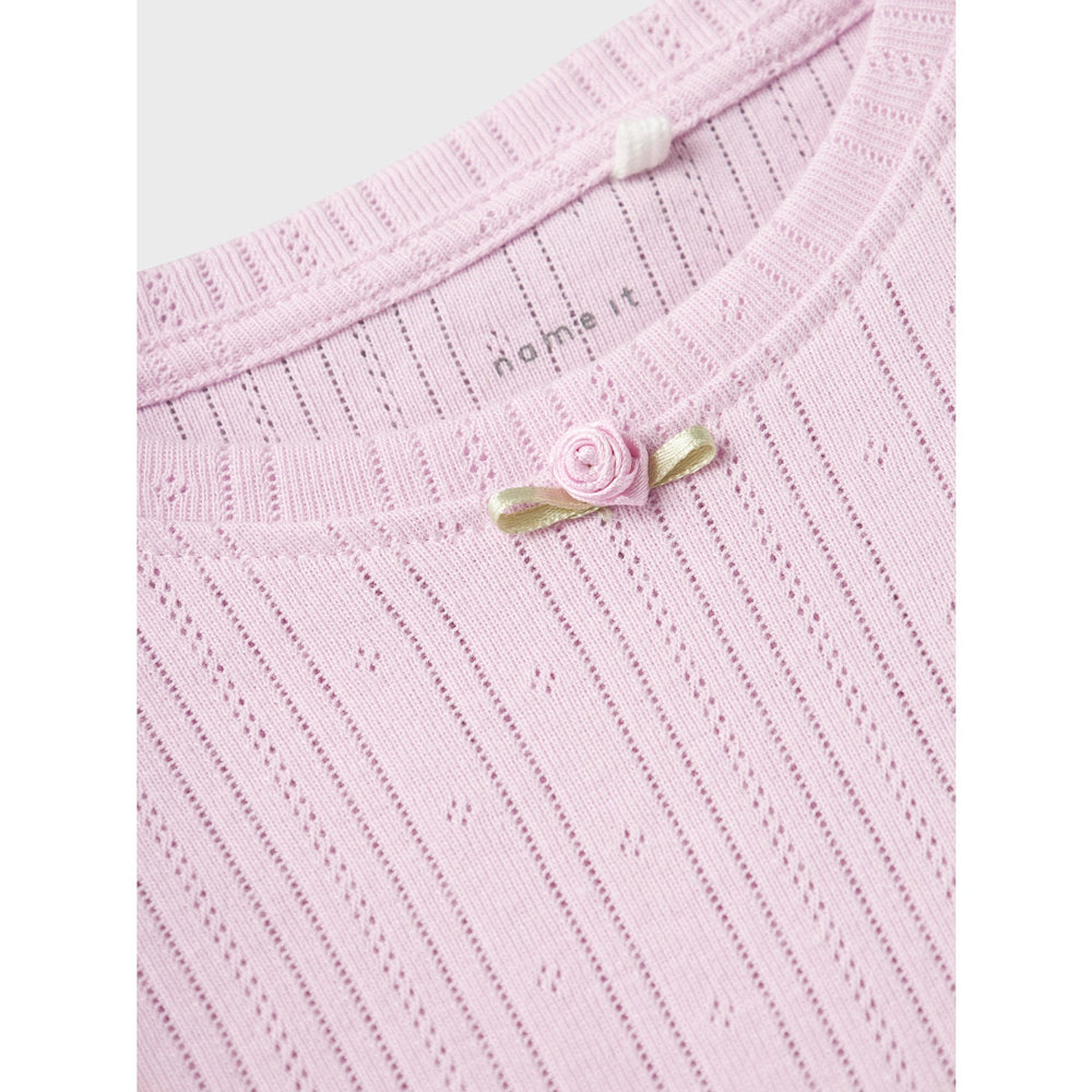 Køb Name It Winsome Orchid Silke Slim Bluse