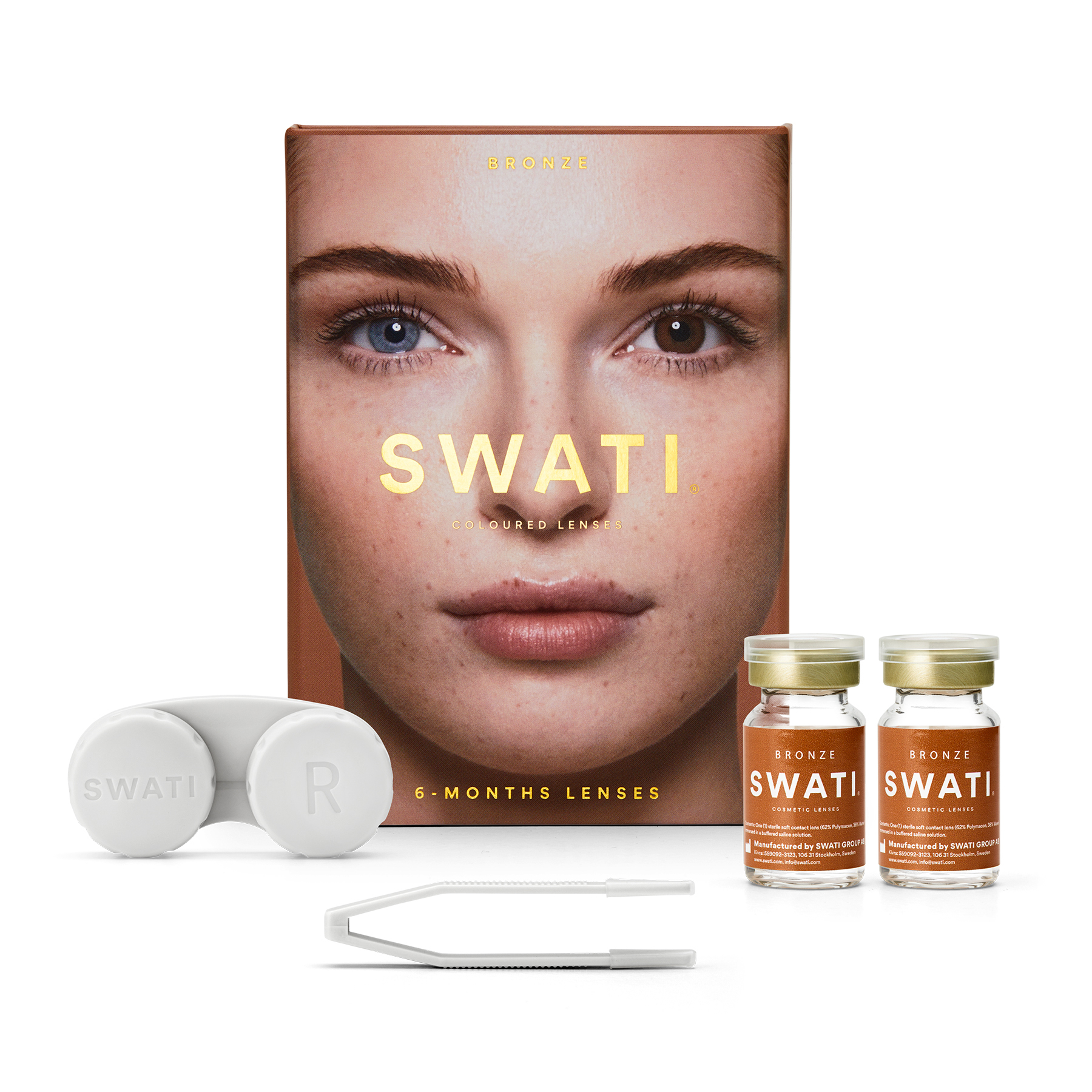 SWATI Coloured Lenses Bronze 6 Months