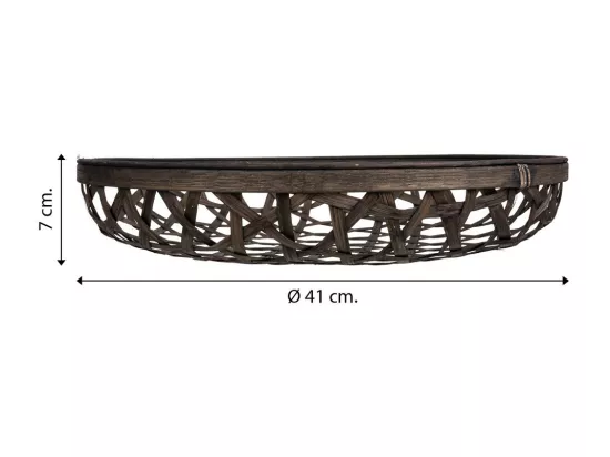 Plateau en bambou marron d41x7h