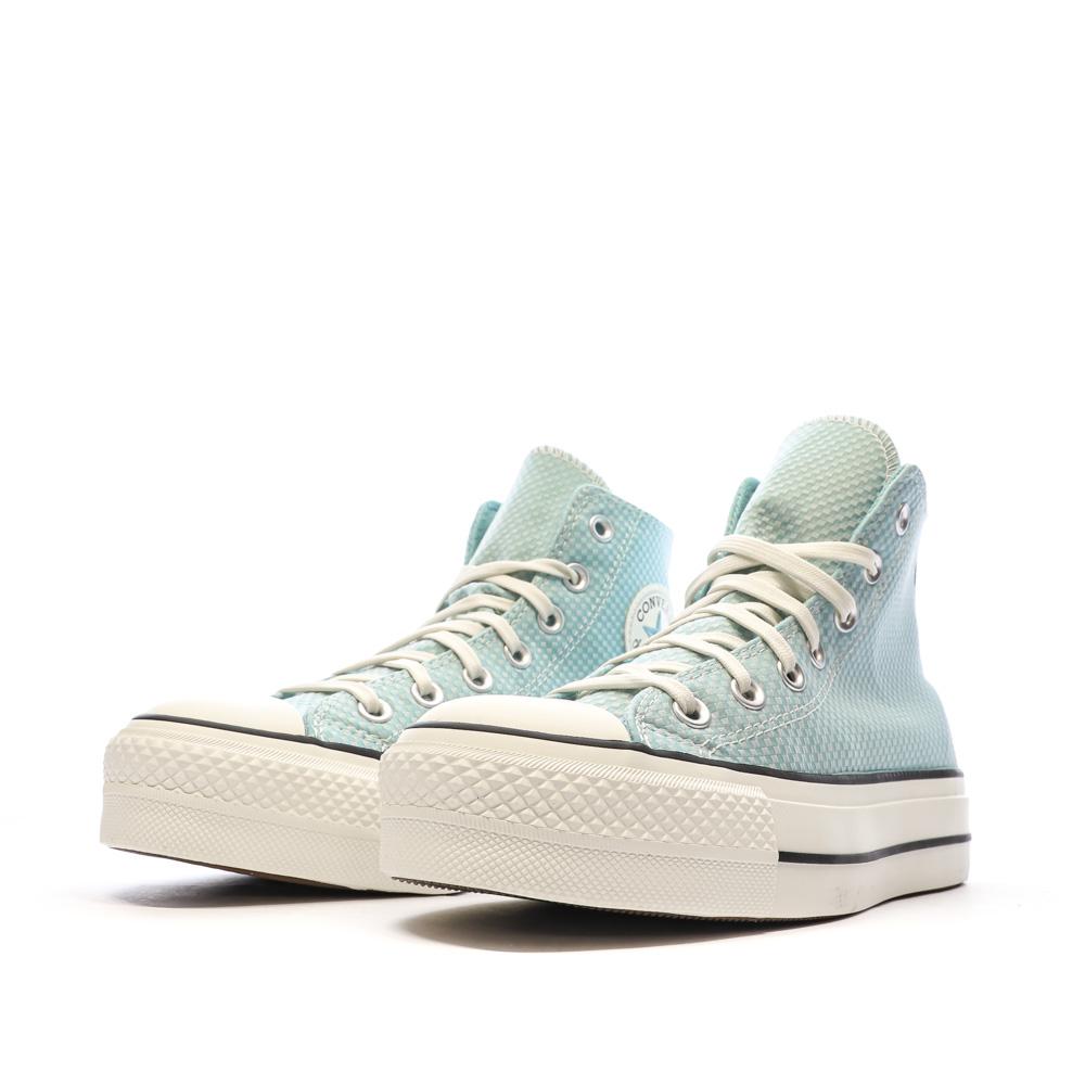 Converse Baskets Turquoise Converse Femme Chuck Taylor All Star Lift Infinity