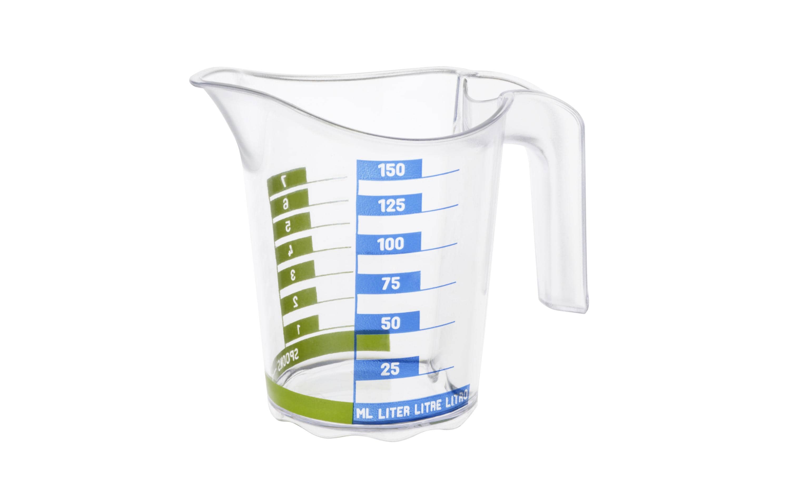 Messbecher Domino Dekor 1.5 dl, TransparentMess-Becher