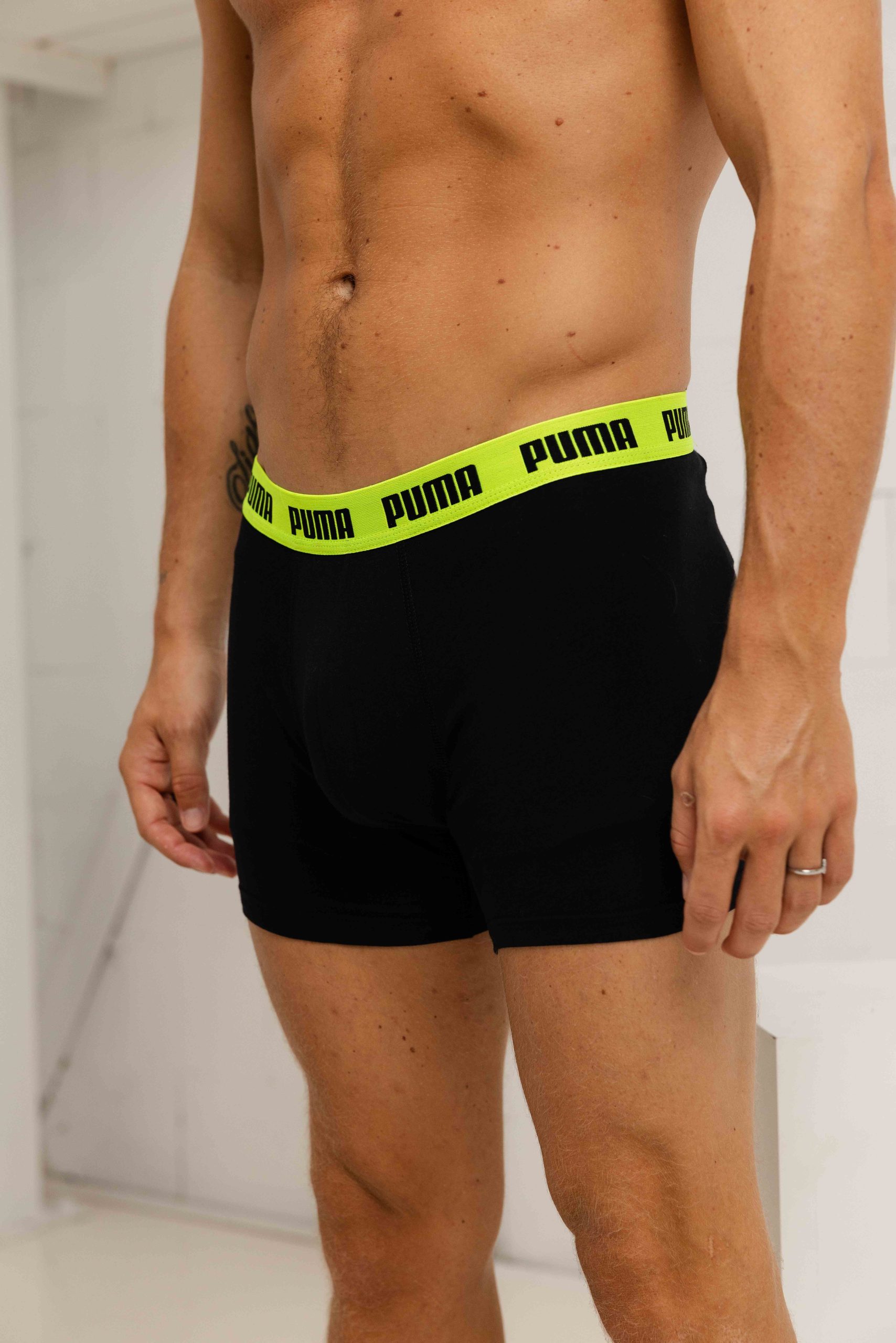 Puma Everyday Basic Boxershort Heren 3-Pack Black Pop