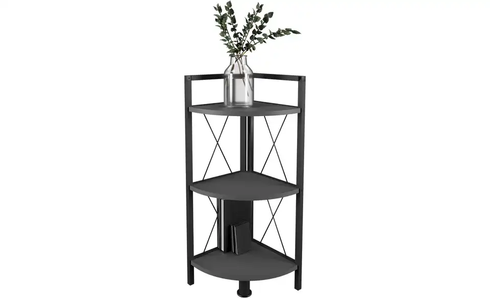 Eckregal Anthrazit 87 cm