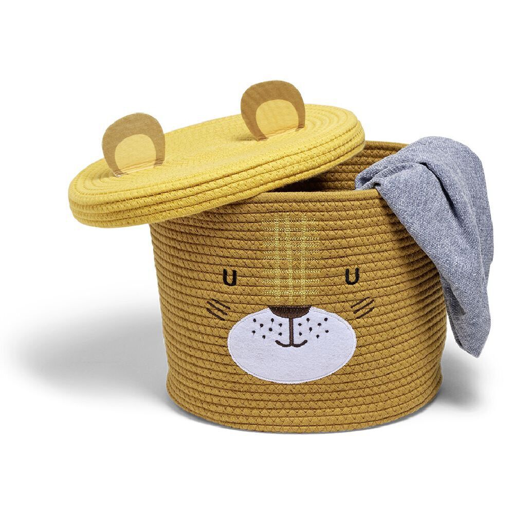 Panière enfant tigre Ø30xH25,5cm