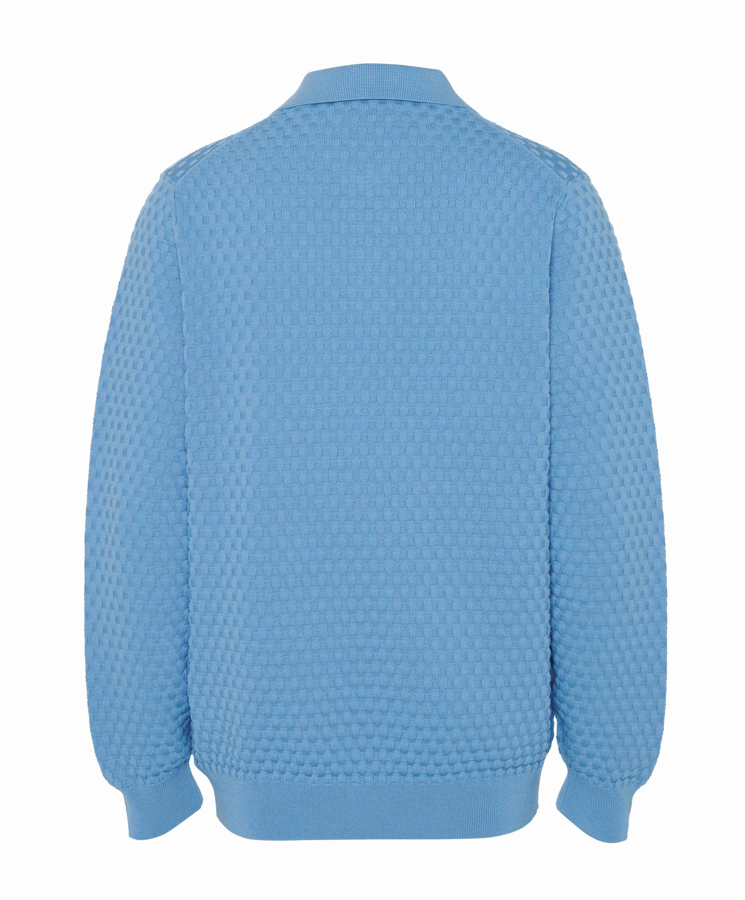 Les Deux Heren polo blauw