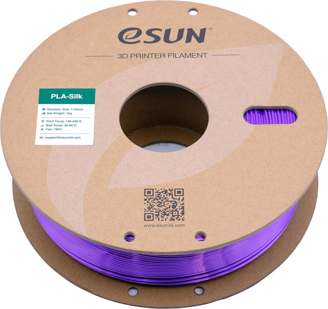 eSUN  PLA-Silk Purple, 1,75 mm / 1000 g    PLA mit glänzender, seidenmatter Textur