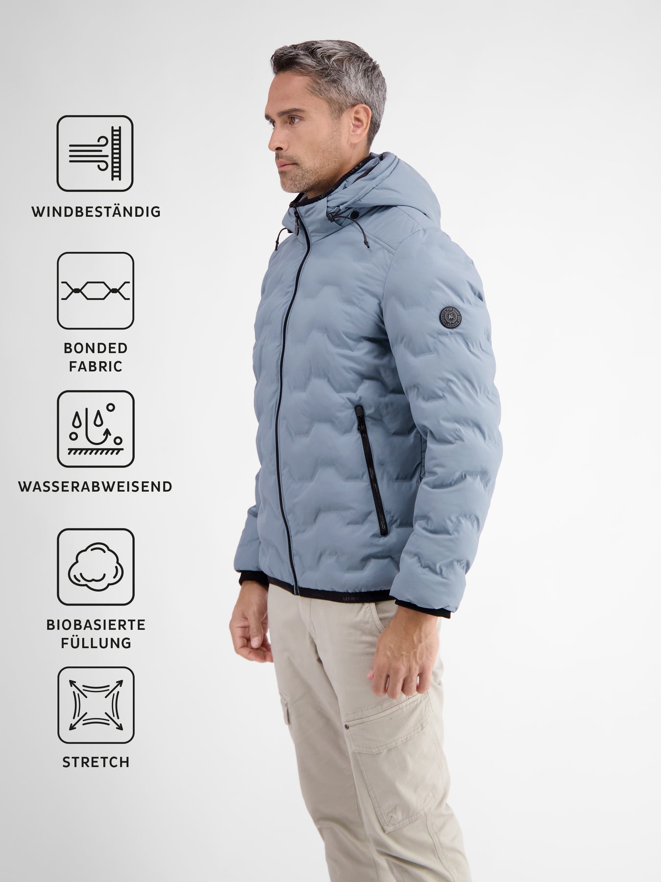 Leichter Kapuzen-Blouson