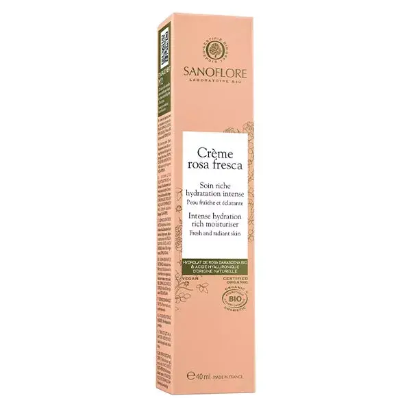 Sanoflore Rosa Fresca Creme Rico 40ml
