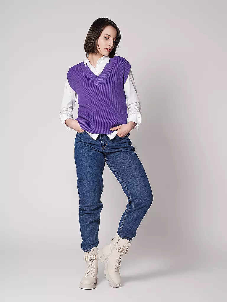 HUGO Bluse Fitted weiss