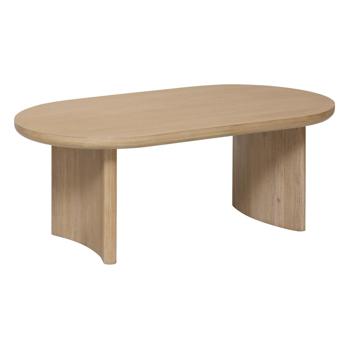 TABLE BASSE LOUSADA BOIS NATUREL D.110X60CM