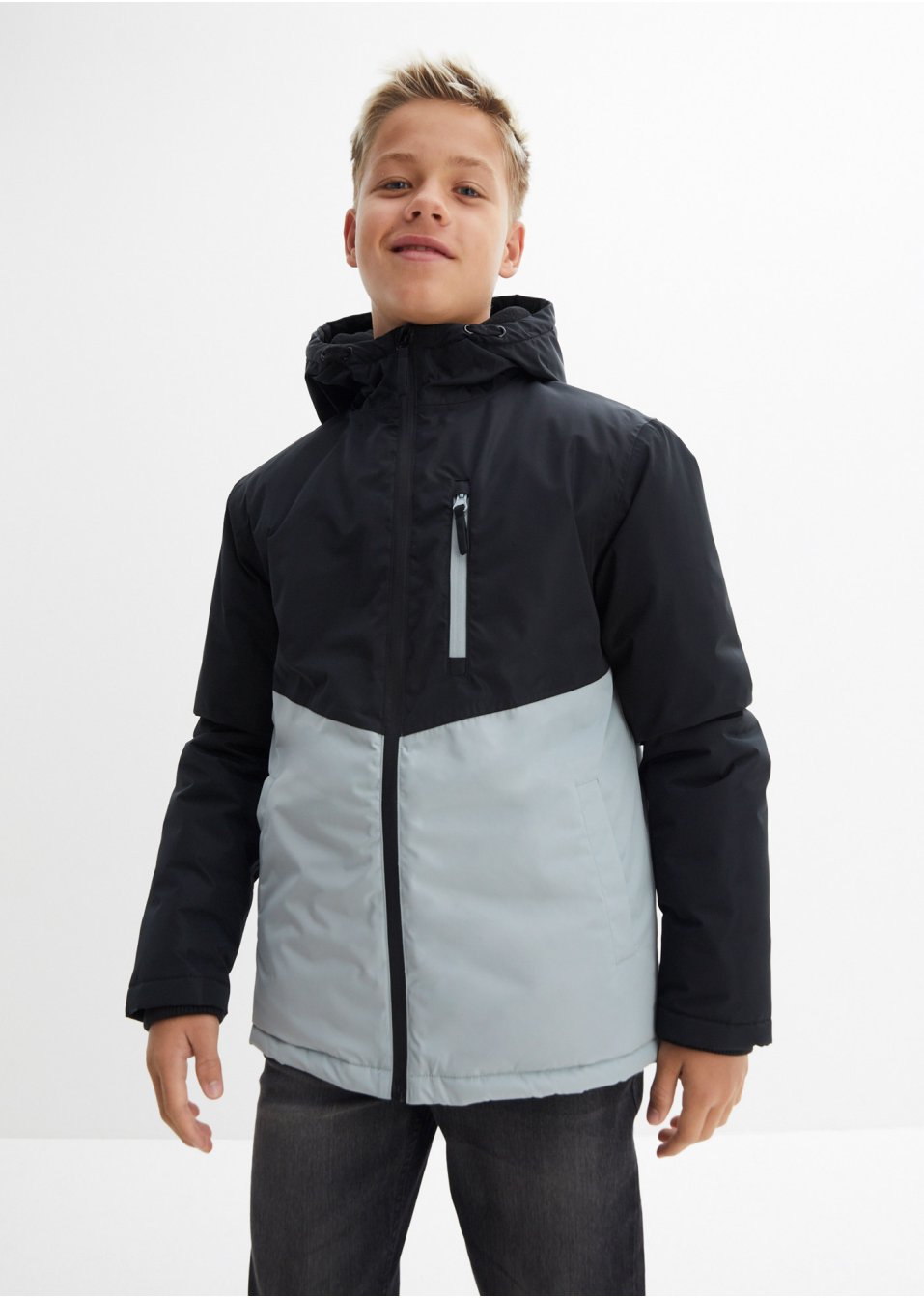 Veste hiver garçon, étanche et coupe-vent