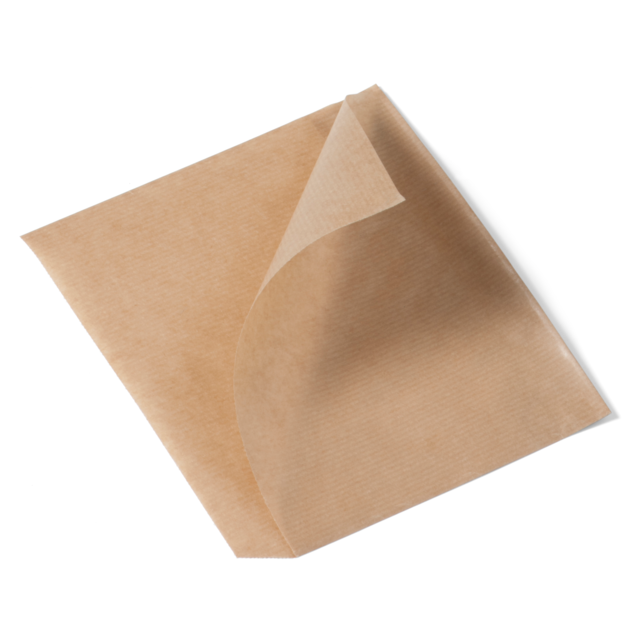 Snackenvelop, 15x15cm, papier, bruin, 20 krimpen van 100 stuks