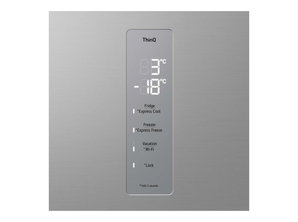 FRIGORÍFICO COMBINADO LG GBV5150DPY SILVER D 344L