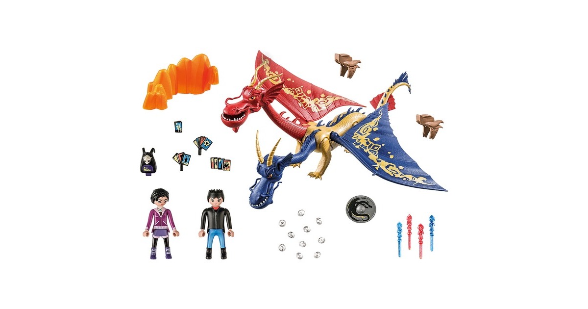 PLAYMOBILDragons: The Nine Realms - Wu & Wei met Jun Constructiespeelgoed  (71080)