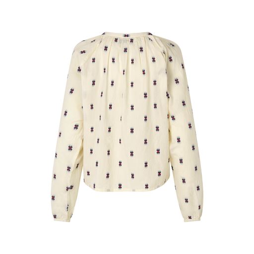 Lollys Laundry Bihar Bluse, Creme, L