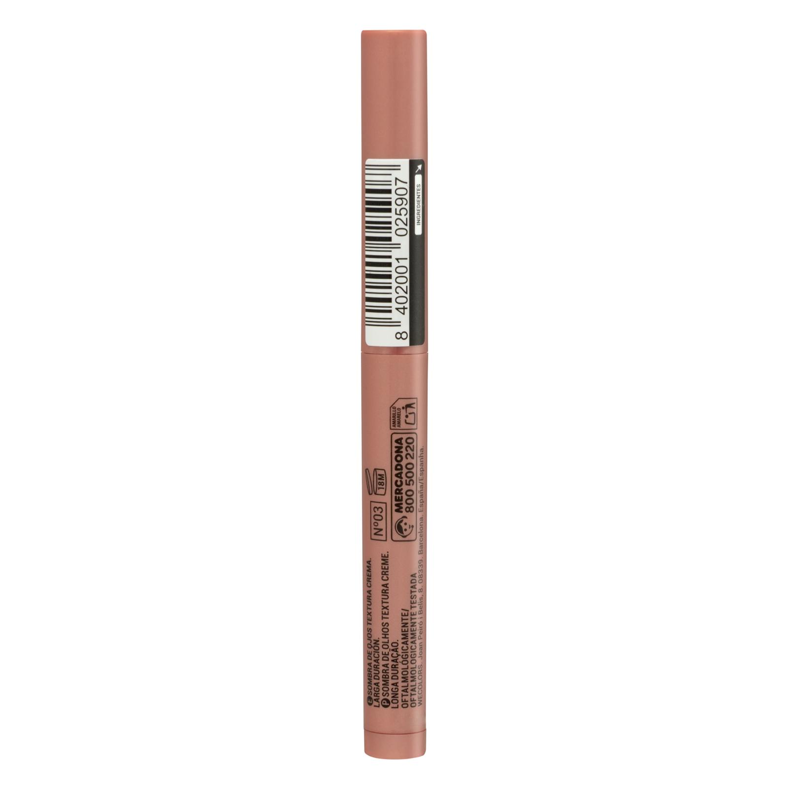 Fard à paupières multi-sticks longue tenue Deliplus 03 Rose foncé