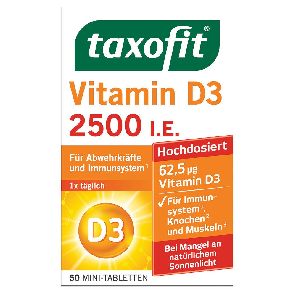 taxofit® Vitamin D3 2500 I.E.