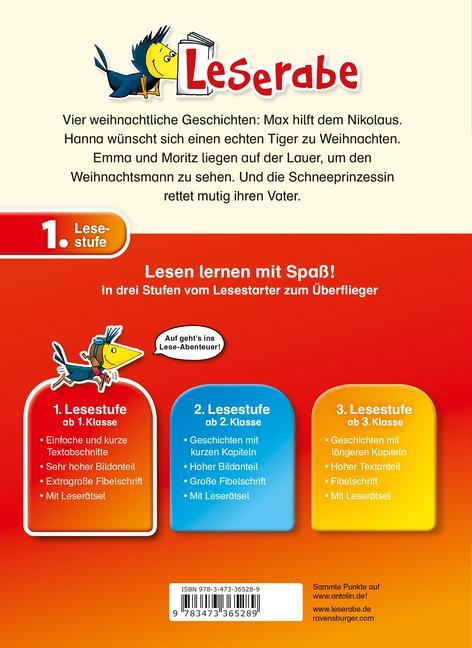 Die allerschönsten Weihnachtsgeschichten für Erstleser - Leserabe 1. Klasse - Erstlesebuch für Kinder ab 6 Jahren