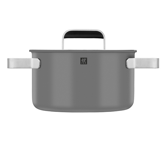 ZWILLING PURE Edelstahl-Kochgeschirr-Set, 5-teilig, grau