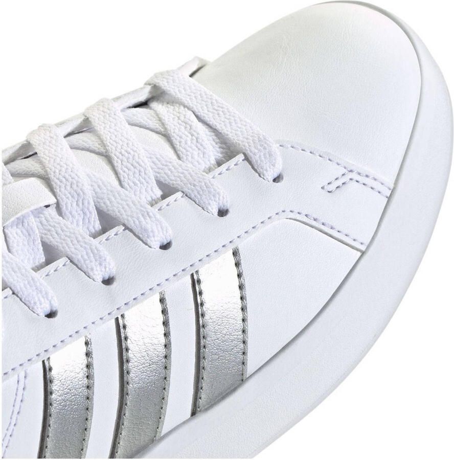 Adidas Grand Court 3.0 Kindersneakers Wit 1 3 Mesh Synthetisch