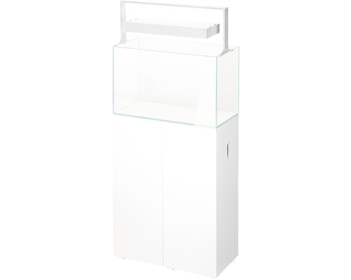 Aquariumkast AQUAEL UltraScape 60 x 30 x 80 cm sneeuw, bovenste plank ca. 28 cm diep