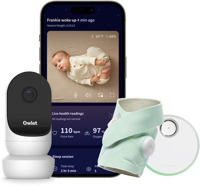 Owlet Dream Sock Babycall inkl. Owlet Cam 2, Mint