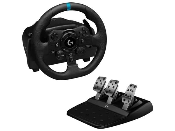 Logitech G923 - Rat og pedalsæt - kabling - for PC/ Playstation 4/ Playstation 5