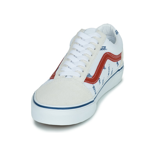 Vans - OLD SKOOL - Blanc / Bleu