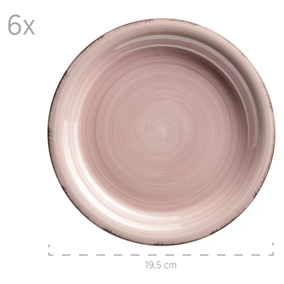 Geschirr-Set 30tlg. LUMACA Rosa