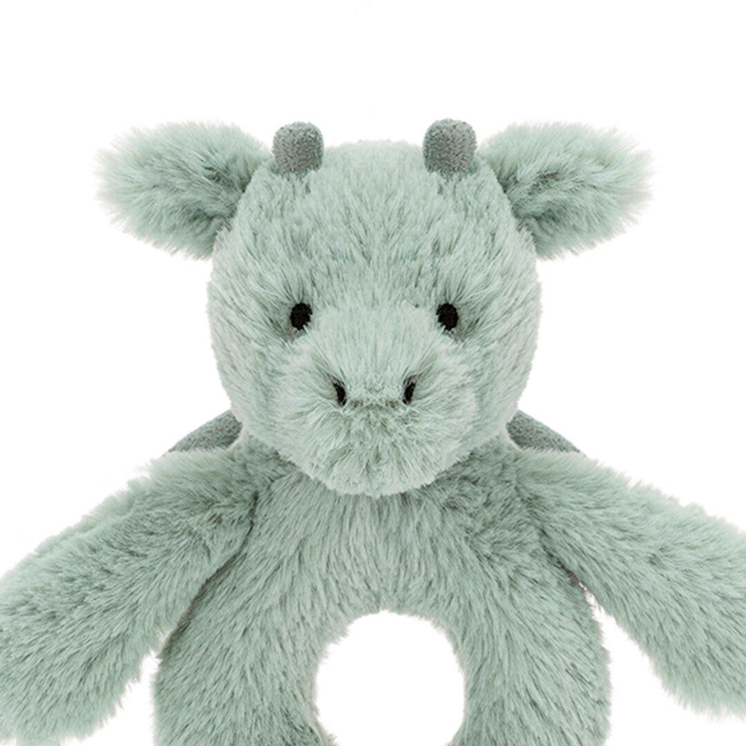 Jellycat rammelaar bashful draakje - 18 cm