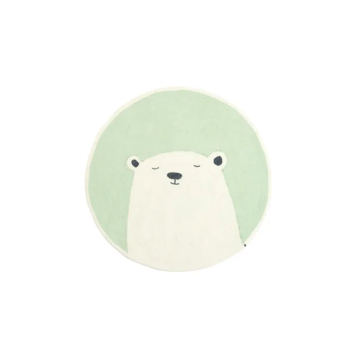 Muskhane Tapis Pasu Grizzly en feutre | Menthe glaciale