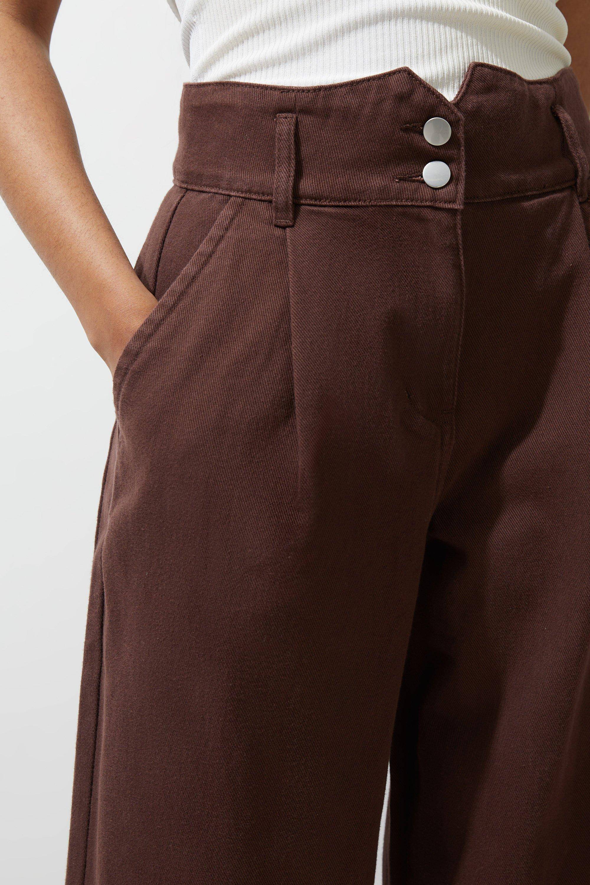 KarenMillen Pantalon en jean à jambes larges