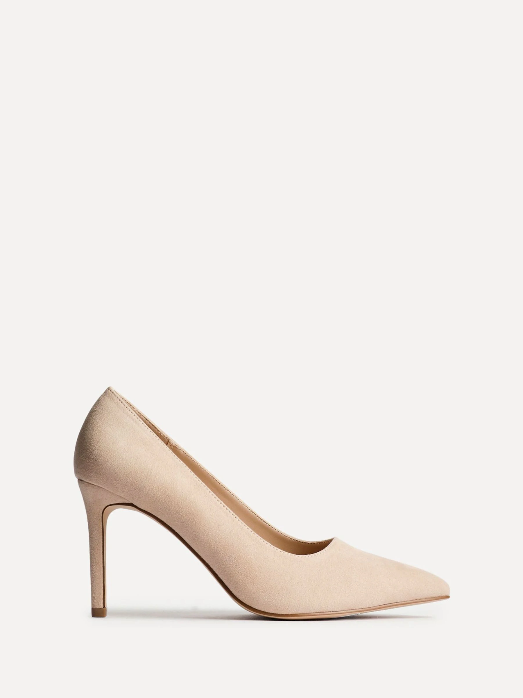 Licht beige - Linzi Martina Pumps met spitse neus en wijde pasvorm