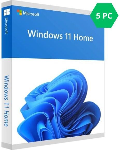 Windows 11 Home - 5 Gebruikers - Besturingssysteem - 5 PC