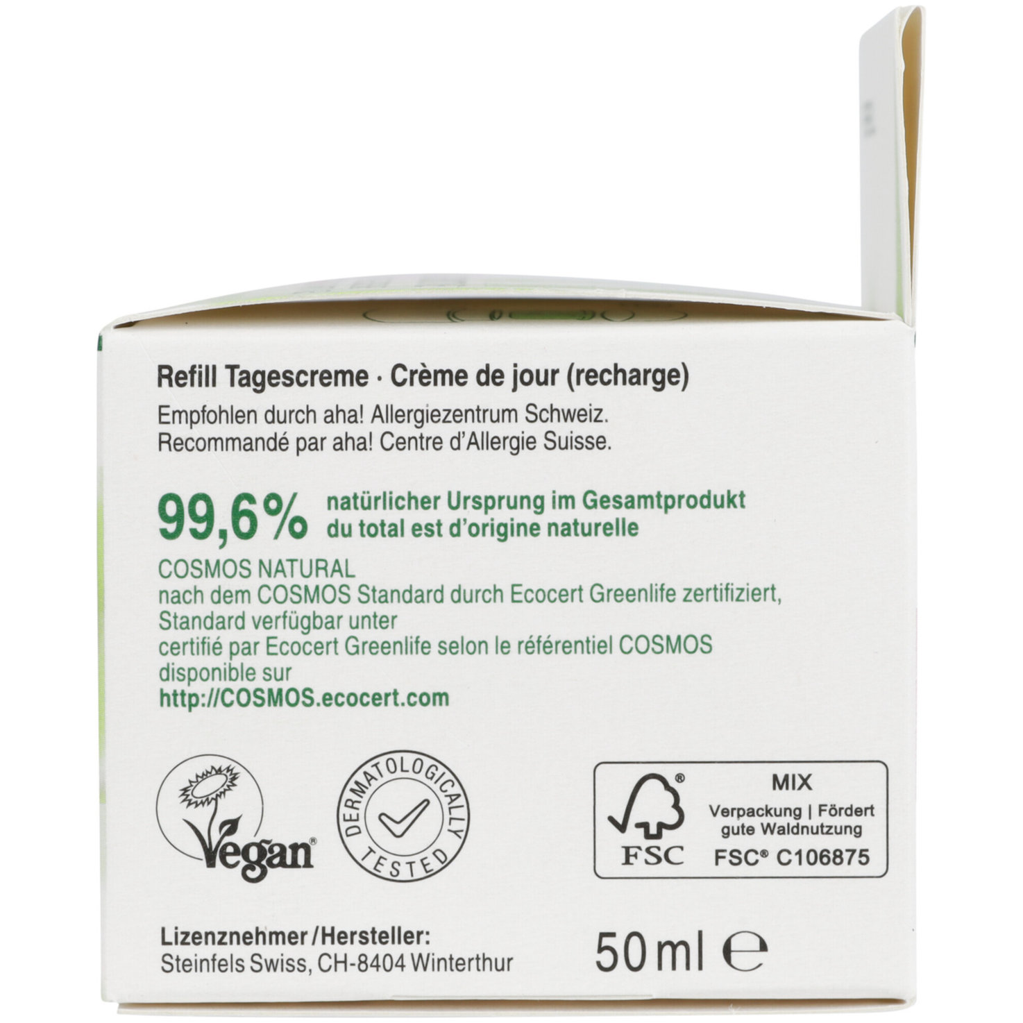 Naturaline Ultra Sensitive Tagescreme Anti-Age Refill