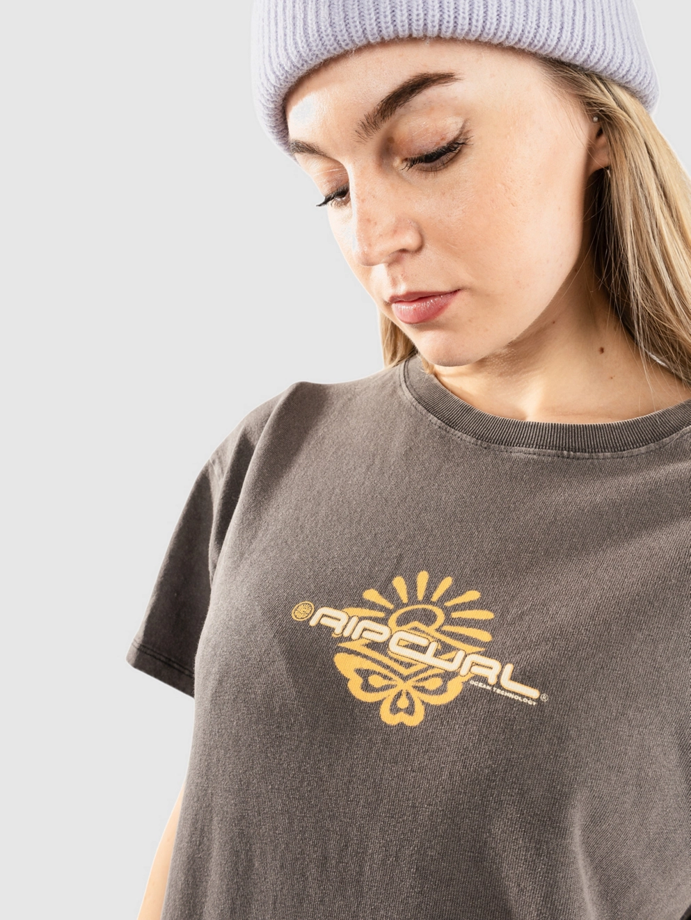Rip Curl Taapuna Relaxed T-Shirt washed black