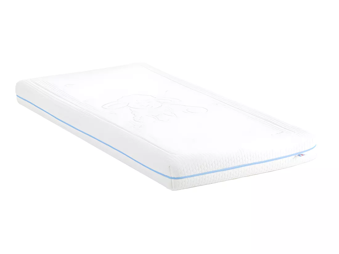 MINEA | Matelas SWEET DREAMS Bleu Bébé 90x200 cm | Mousses Haute Densité & supersoft