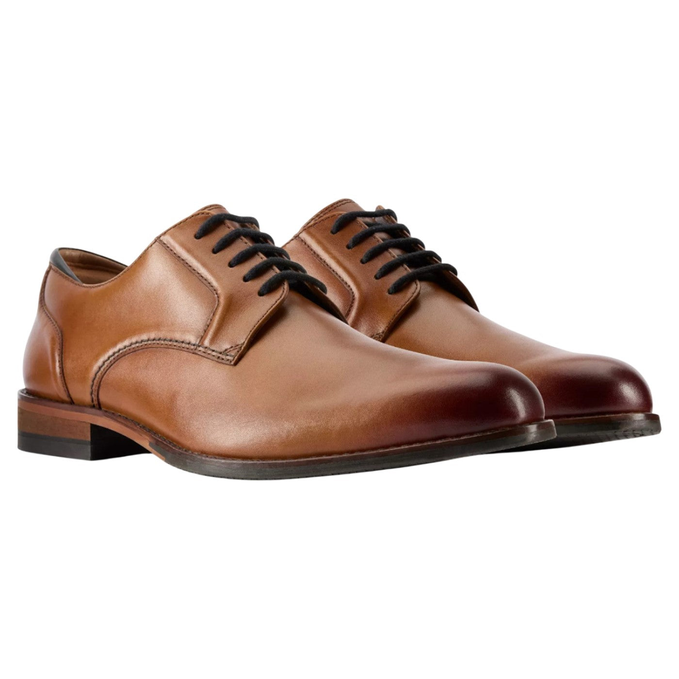 Whiddon Pace business sko, herre, dark tan leather